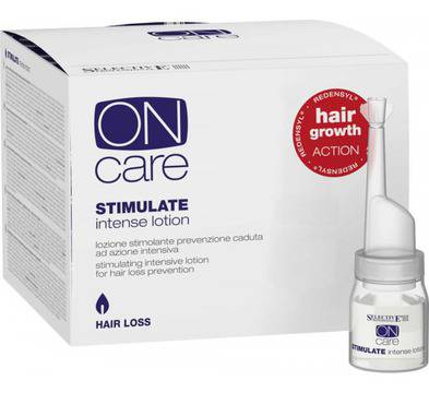 Лосион за стимулиране ратежа на косата с ударно действие Selective Professional On Care Stimulate Intense Lotion 8X8 мл.