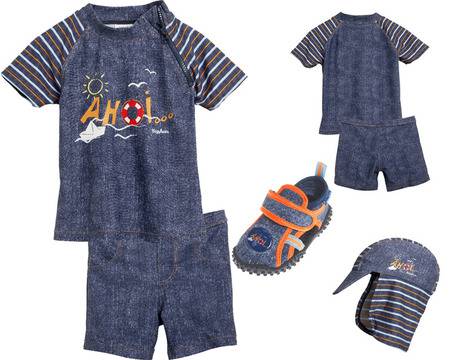 Детски бански за момчета Винтидж серия AHOI на Playshoes