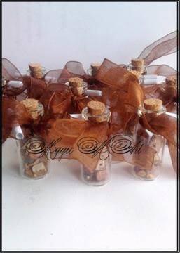 Подаръчета за сватба в кафяво 7028