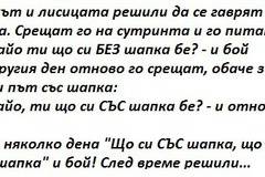 Вълкът и лисицата решили да се гаврят със заека