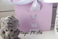 Сватбена покана в светло лилаво с пеперудки 1067