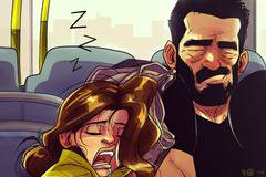 10 иронични рисунки, разкриващи семейните приключения на един съвременен мъж