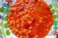 Пържен боб от консерва