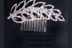 Гребенче-бижу за коса белгийски кристали Touch of Contrast