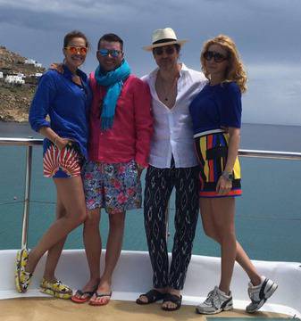 Теди Велинова в Миконос