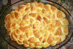 Пухкава пита с крема сирене