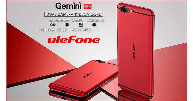 Ulefone Gemini Pro - мощен смартфон с отлична двойна Sony камера