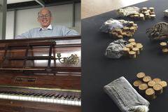 Златно съкровище в пиано