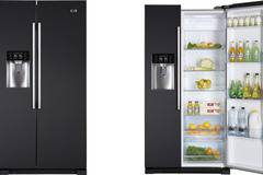 Хладилник Side by Side Haier HRF-628IN6, 550 л, Клас A+, No Frost, LED, Черен
