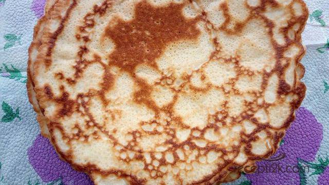 Палачинки с яйца и прясно мляко