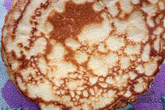 Палачинки с яйца и прясно мляко