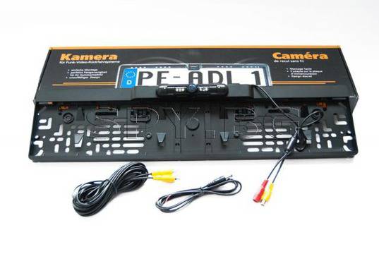 Парктроник камера с нощно виждане в номера на автомобила