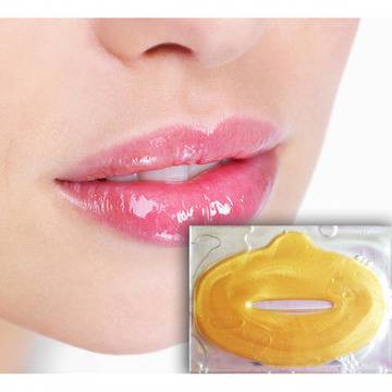 Златна колагенова маска за устни