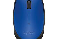 Безжична оптична мишка LOGITECH M171, Син, USB