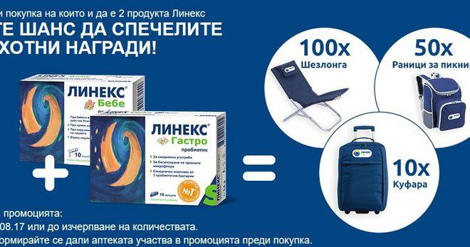 Спечелете 10 куфара, 50 раници за пикник и 100 шезлонга от Linex