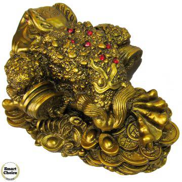 Фън Шуй статуетка – Трикраката жаба на парите и късмета 24 см – голяма