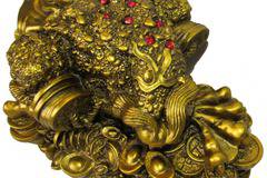 Фън Шуй статуетка – Трикраката жаба на парите и късмета 24 см – голяма