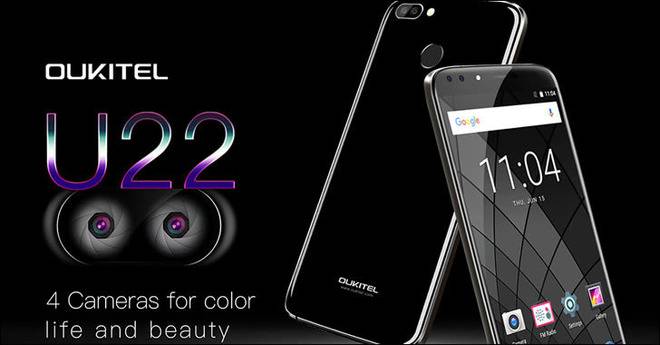 Oukitel U22 – евтин смартфон с 4 камери