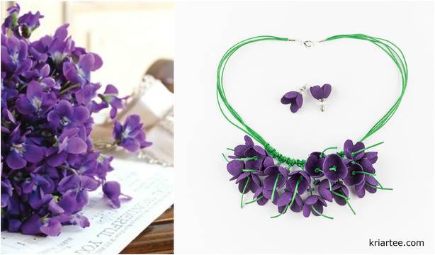 Колие Теменужки