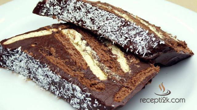 Какаов кекс с бисквити