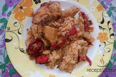 Ориз с пилешко и зеленчуци