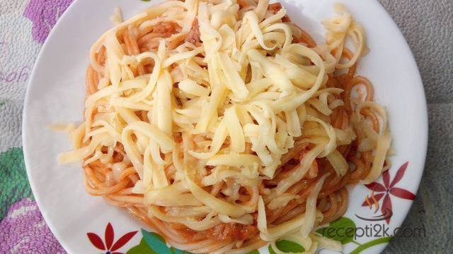 Рецепта за: Спагети болонезе