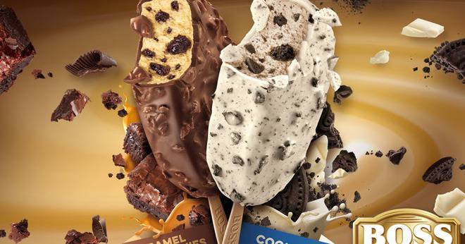Спечелете 10 кашона със сладолед BOSS Full Caramel Brownies