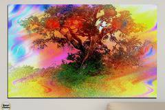 Картина пано за стена от 1 част – Приказно рисувано дърво – HD-547-1