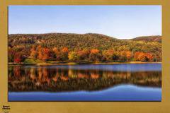 Картина пано за стена от 1 част с красив есенен пейзаж – HD-626-1