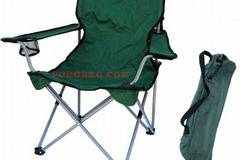 Туристически стол с облегалка, подлакътник и поставка за чаша сгъваем