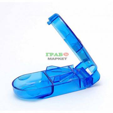 Кутия за хапчета с едно отделение, изработена от PVC материал