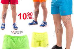 Къси панталони тип плувни шорти с джобчета