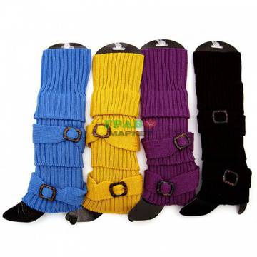 Плетени гети с декоративна украса