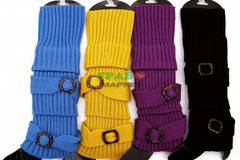 Плетени гети с декоративна украса