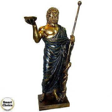 Статуетка – пластика на великия лечител Асклепий – 34 см