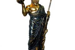 Статуетка – пластика на великия лечител Асклепий – 34 см