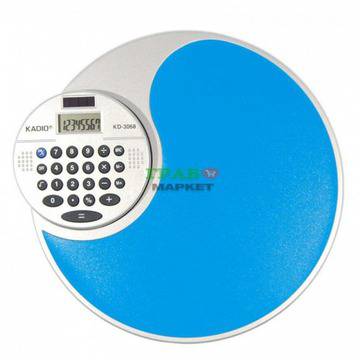 Подложка за мишка с електронен калкулатор на въртяща основа