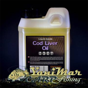 Масло от Черен Дроб на Риба Треска 1 л, Добавка за Риболов