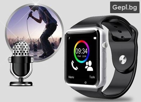 Смарт часовник с камера и SIM карта за Android смартфони