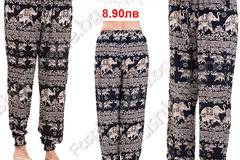 Летен дамски панталон с набор на глезените