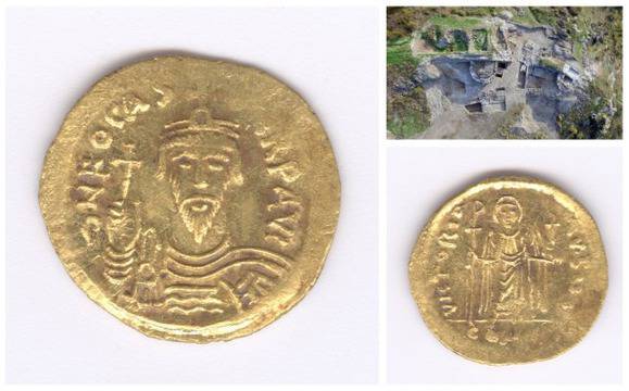 Златна монета е открита при разкопките на крепостта Русокастро