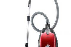 Прахосмукачка без торба Samsung VC15SVNDCRD, 2 л, Метална телескопична тръба, 1500 W, Филтър HEPA, Червена