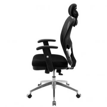 Офис стол Kring Tokyo, Mesh, Черен .Структура-Хромиран алуминий Цвят-Черен.