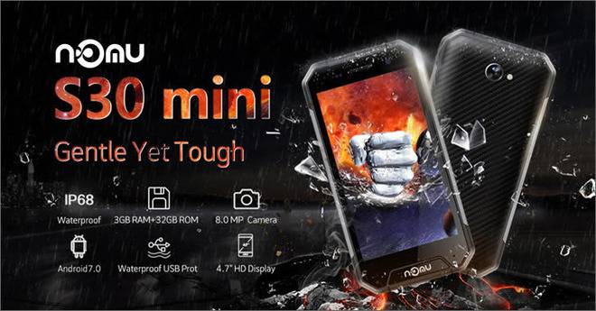 Nomu S30 mini – рамка от титан и Gorilla Glass 3 за максимално защитен смартфон