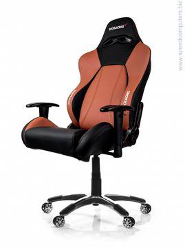 Геймърски стол AKRACING PREMIUM V2 Gaming Chair Black Brown
