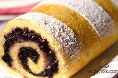 Руло с мармалад и пудра захар