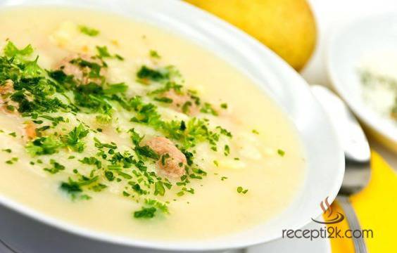 Рецепта за: Супа от сьомга