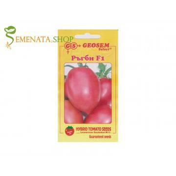 Качествени семена на розови домати Ръгби F1 – уникален вкус и висок добив