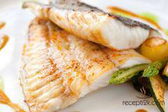 Маринован калкан на скара