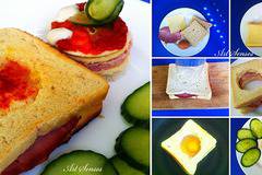 Бърза, лесна и вкусна закуска с шунка и яйце